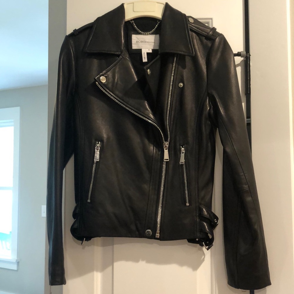 BCBGeneration black leather jacket